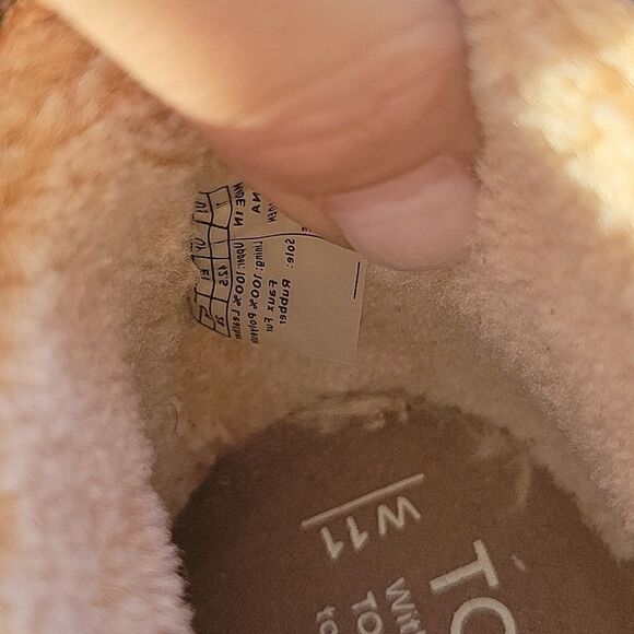 Toms Kala Desert Wedge metal label lined booties size 11 - Picture 6 of 6